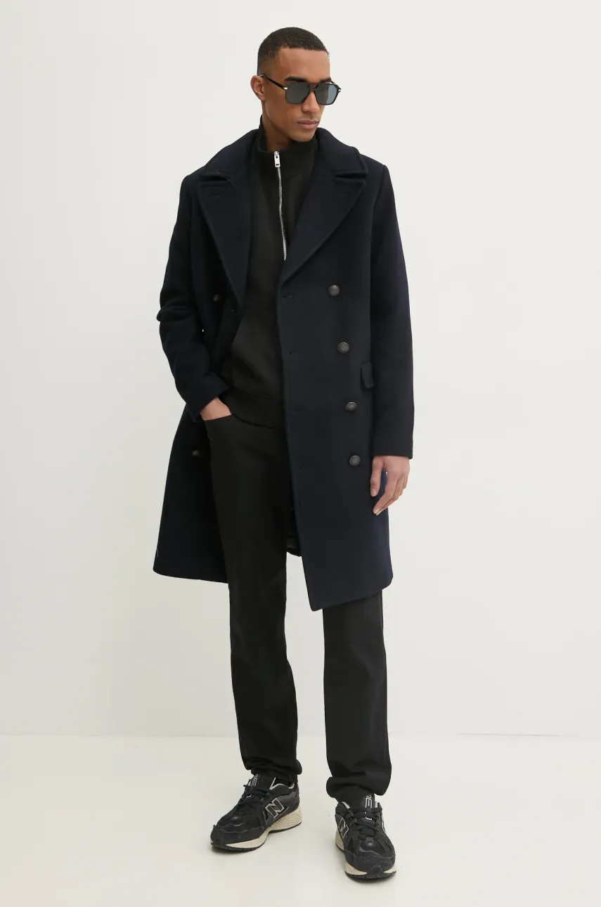 Пальто Superdry мужское цвет синий переходное M5011884A-98T Пальто Superdry мужское цвет синий переходное M5011884A-98T
