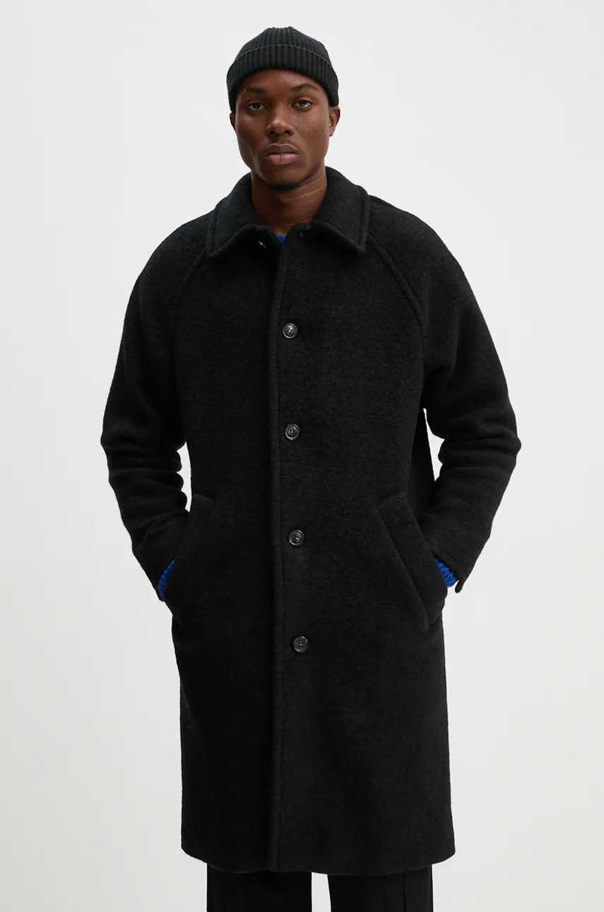 

Палто A.P.C. manteau gaston в черно преходен модел WVBCA.H01516, Черен