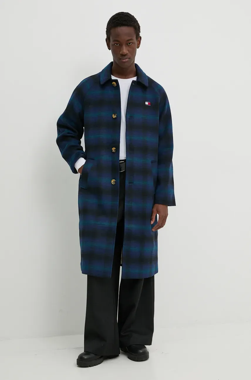 Пальто с примесью шерсти Tommy Jeans переходное DM0DM20608 Пальто с примесью шерсти Tommy Jeans переходное DM0DM20608