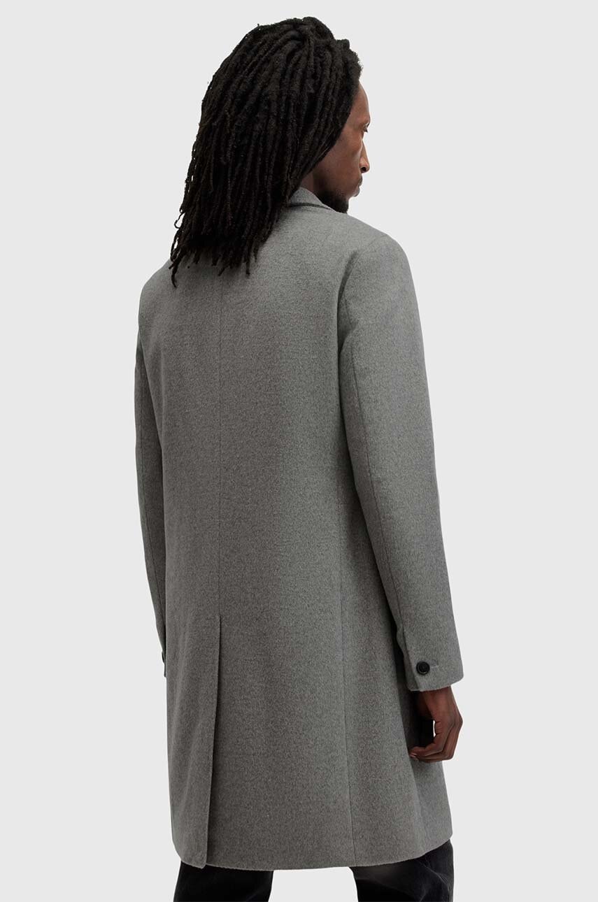 Kabát s prímesou vlny AllSaints HAL COAT
