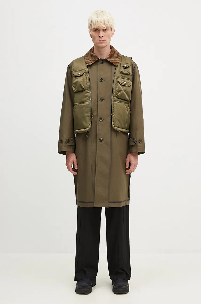 Andersson Bell płaszcz Vest Layered Inside-Out Coat
