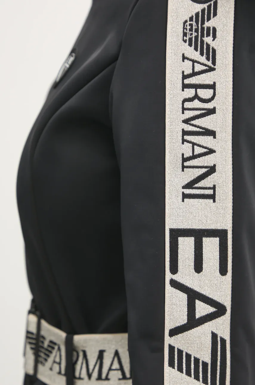 Smučarski Kombinezon EA7 Emporio Armani Kitzbuhel Softshell črna Barva, TN8HZ.6DTD02