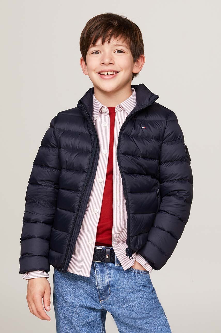 

Детско пухено яке Tommy Hilfiger в тъмносиньо KS0KS00568, Тъмносин