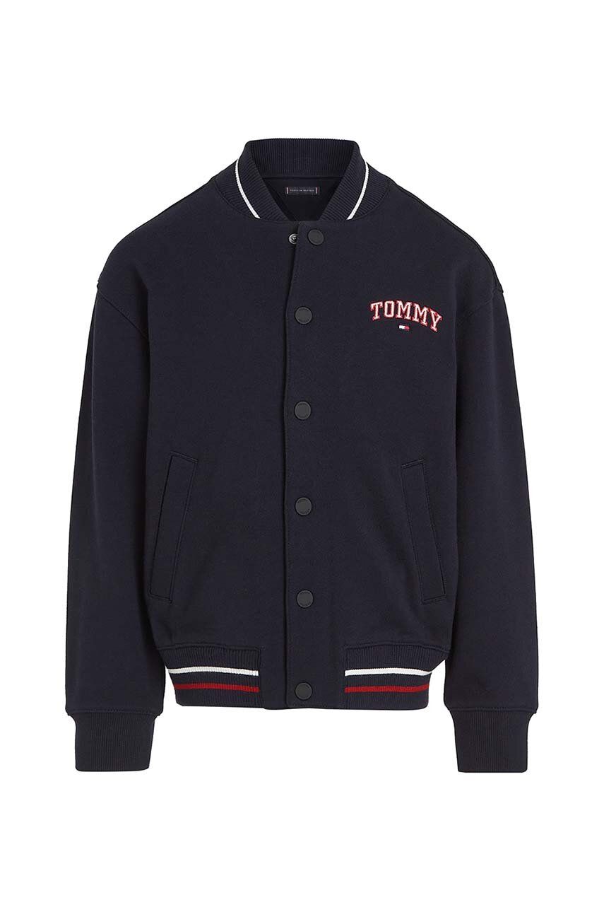 Dječja Bomber Jakna Tommy Hilfiger Boja: Tamno Plava, KS0KS00570