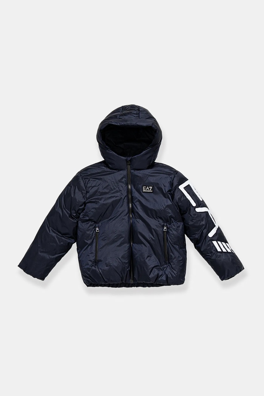 

Детско яке EA7 Emporio Armani в тъмносиньо 6DBB11 BNGAZ, Тъмносин