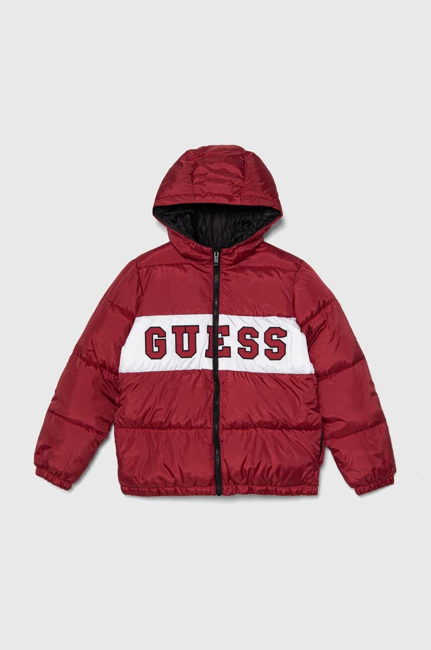 Levně Dětská bunda Guess červená barva, L4YL16 WGB60