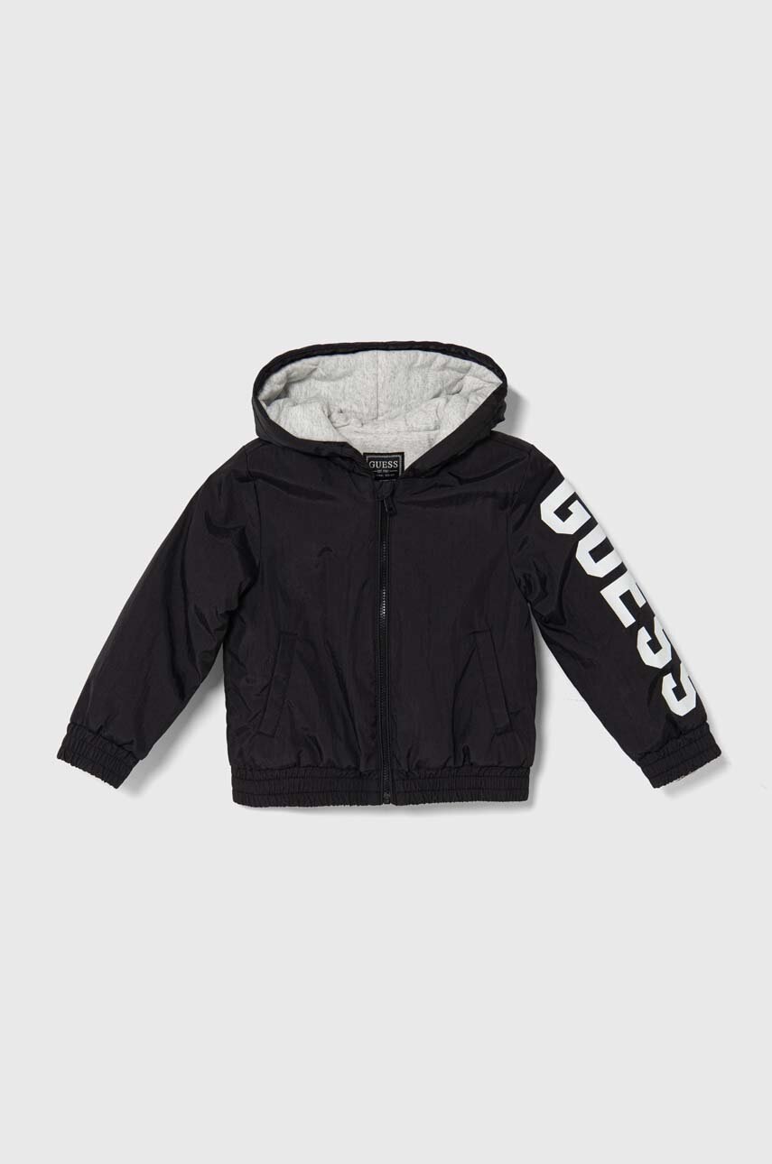 

Детско яке Guess в черно N4YL04 WF090, Черен