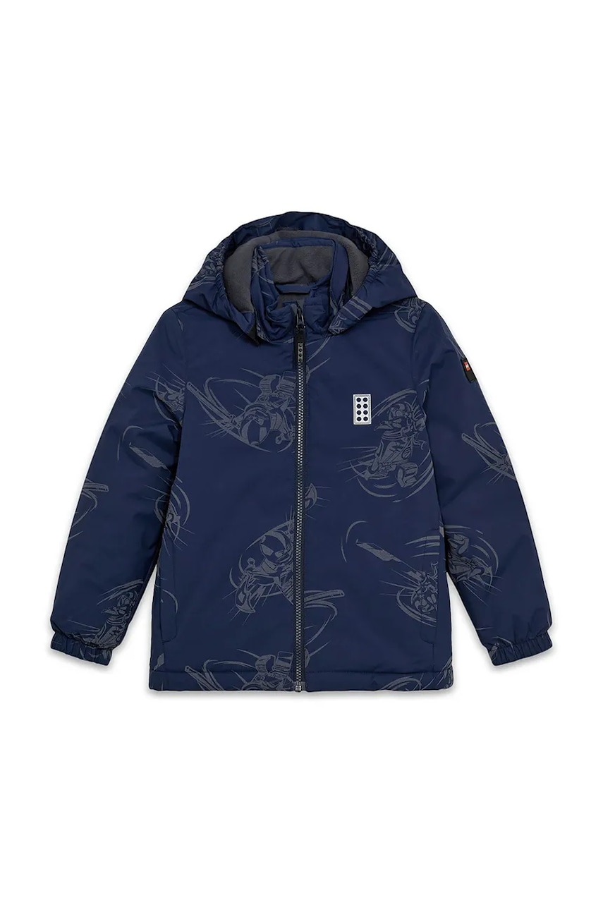 Lego geaca copii LWJAD 602 culoarea albastru marin, 11010810