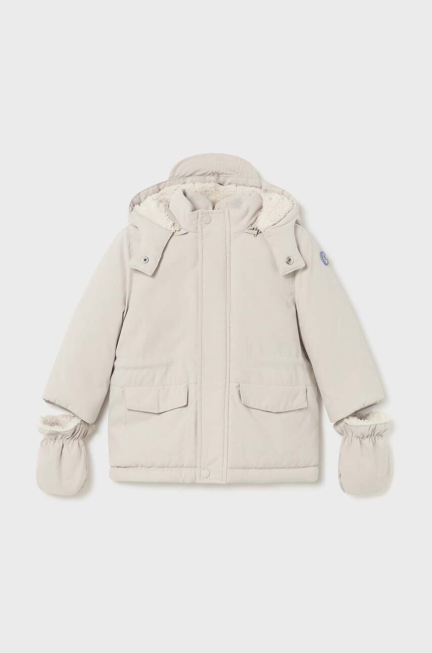 Mayoral geaca bebe culoarea bej, 2467