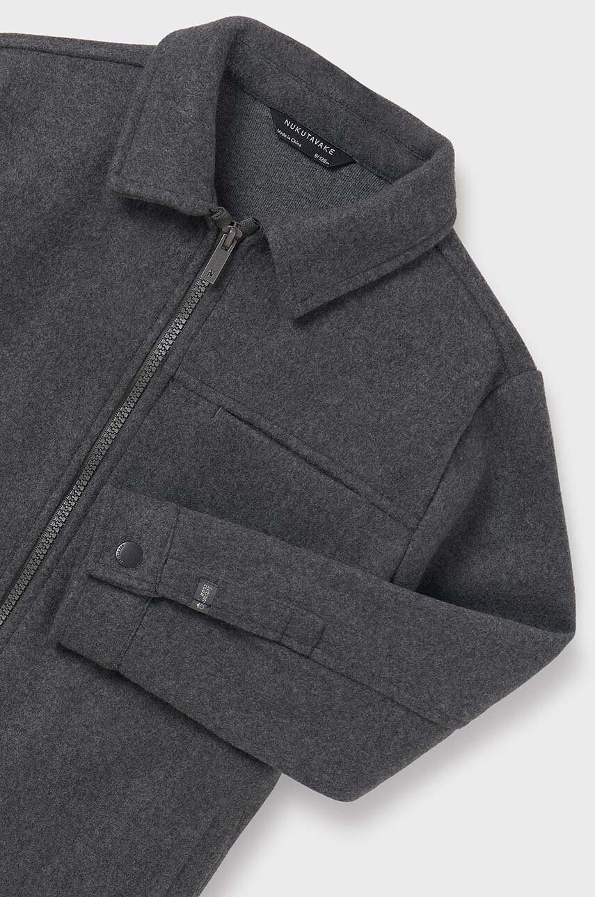 Дитяча куртка Mayoral колір чорний 7106 Дитяча куртка Mayoral колір чорний 7106