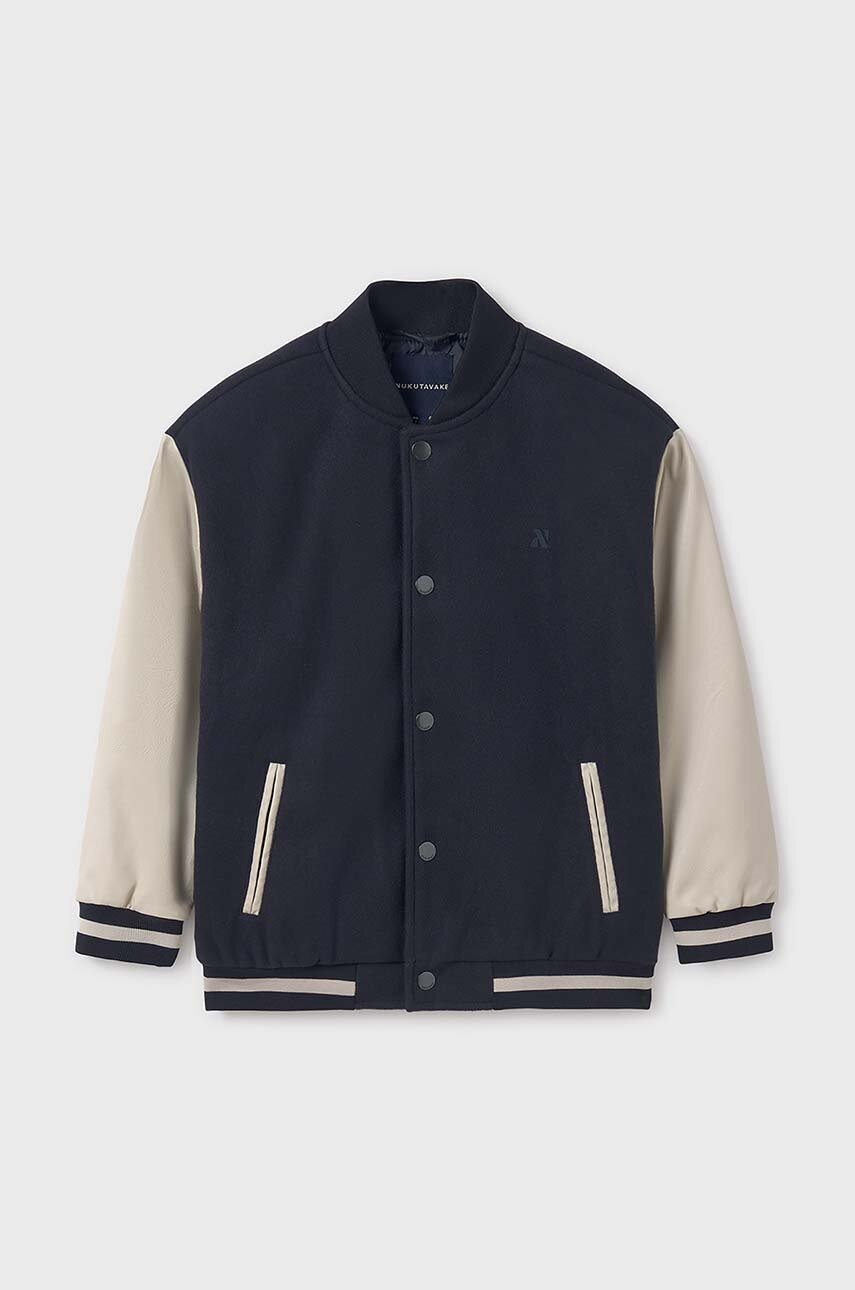 Mayoral geaca bomber pentru copii culoarea negru, 7455