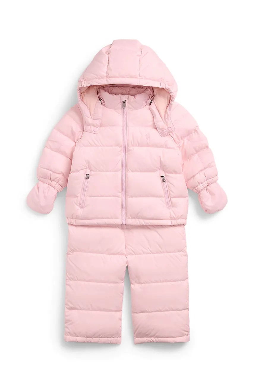 Комплект для младенцев Polo Ralph Lauren цвет розовый 320949278001 Комплект для младенцев Polo Ralph Lauren цвет розовый 320949278001