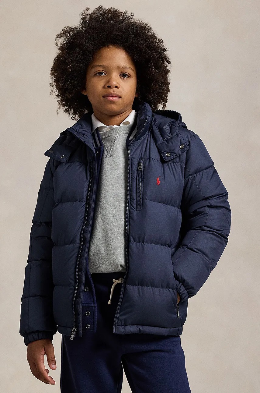 

Детско пухено яке Polo Ralph Lauren в черно 323940328002, Тъмносин