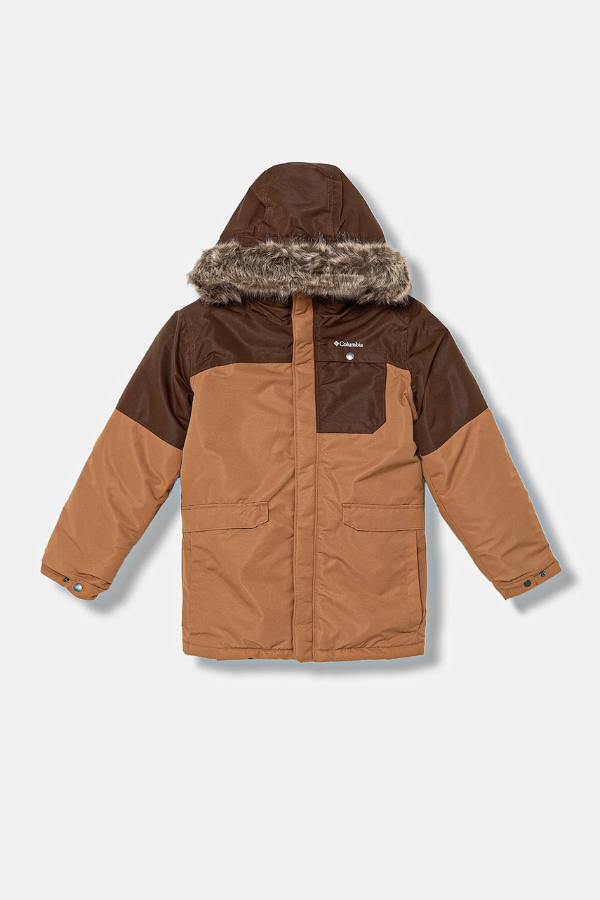 Columbia geaca copii Nordic Strider culoarea bordo, 2090222