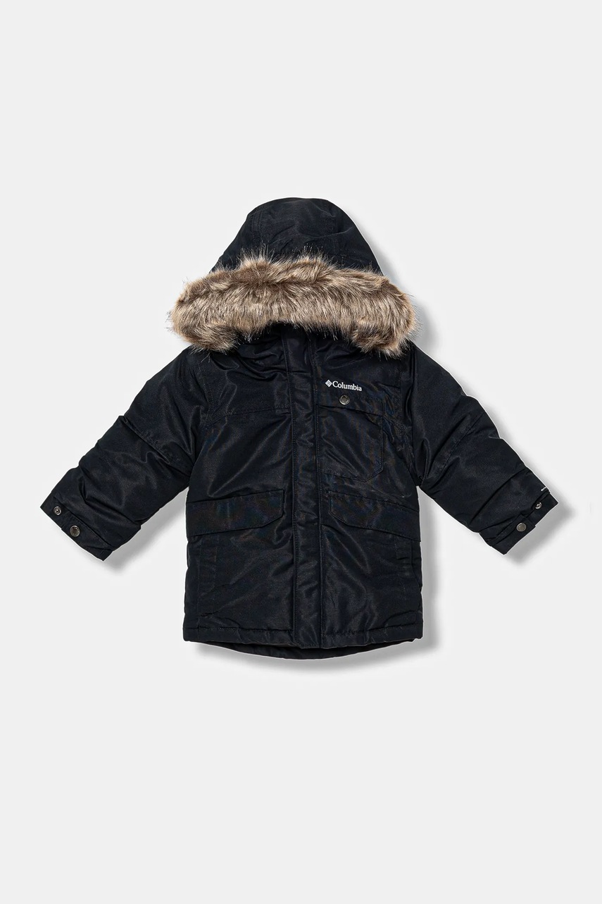 Columbia geacă copii Nordic Strider culoarea bordo, 2090222