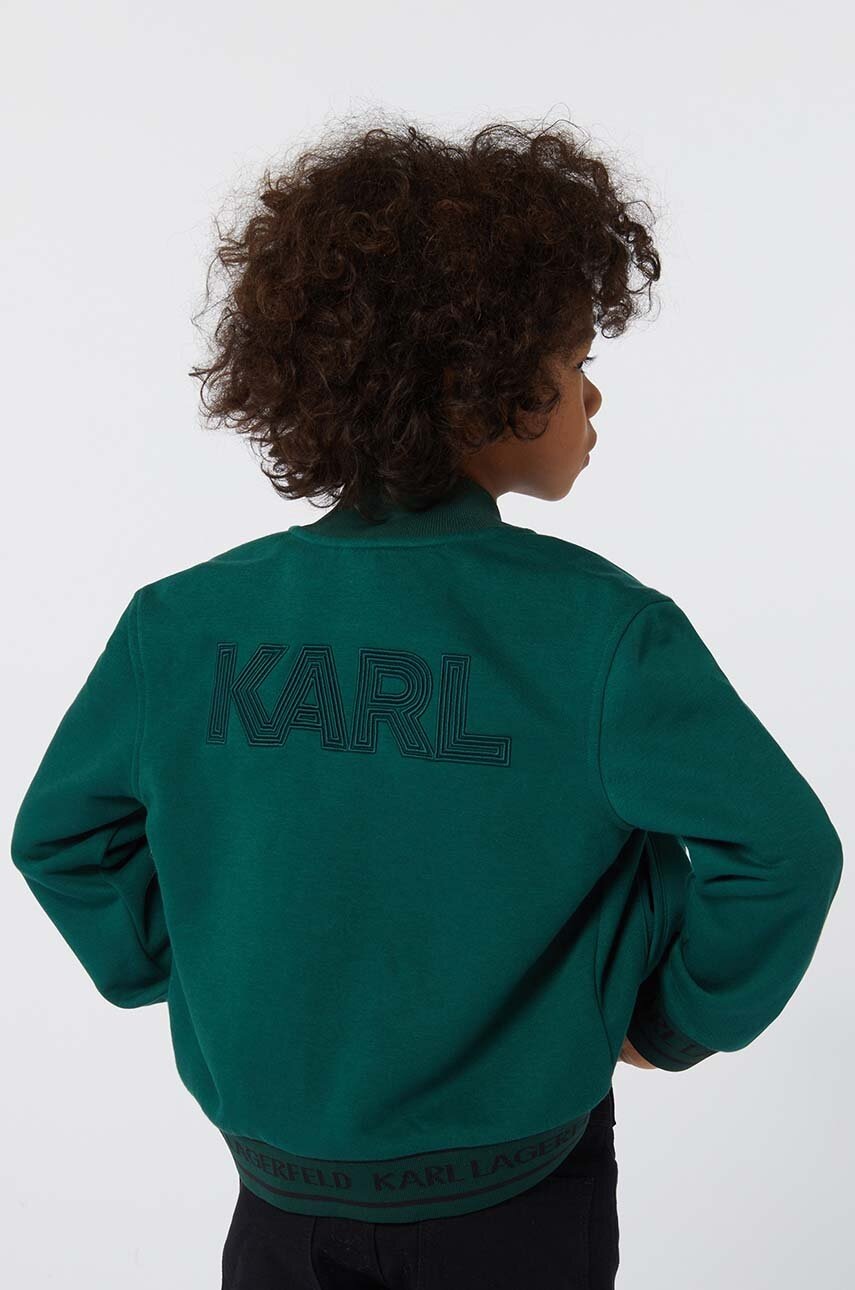 

Детско яке бомбър Karl Lagerfeld в зелено Z30259, Зелен