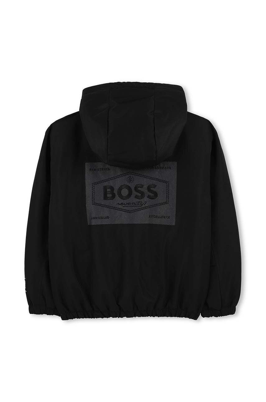 Дитяча куртка BOSS колір чорний J51233