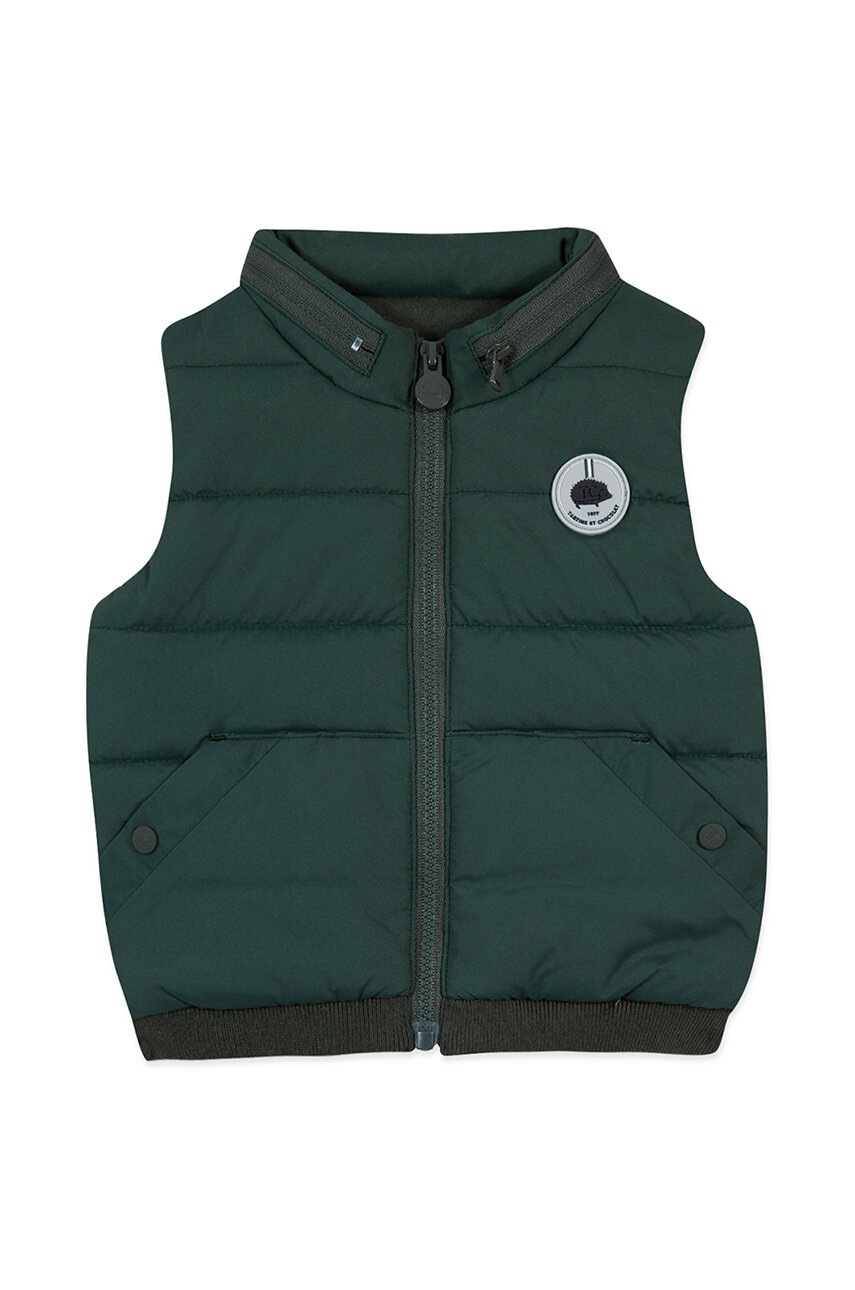 Tartine et Chocolat vesta copii culoarea verde, TZ42031
