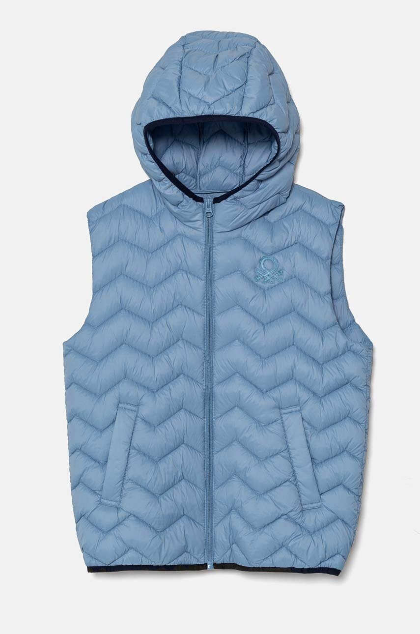 

Детски елек United Colors of Benetton в синьо 2TWDCJ00R, Син