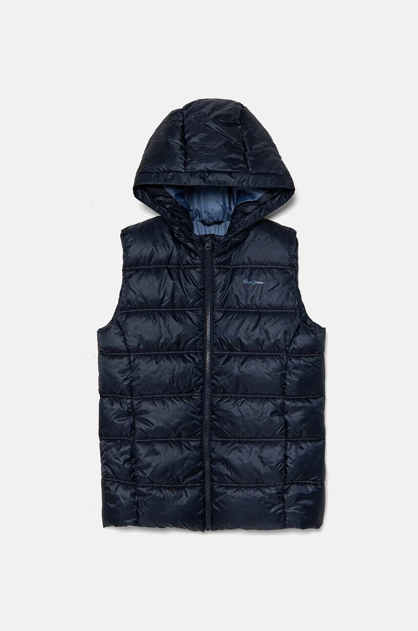 Pepe Jeans vesta copii ODYN culoarea albastru marin, PB401281