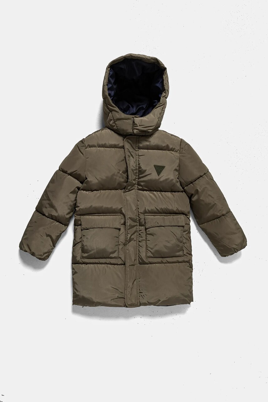 Levně Dětská bunda Guess zelená barva, N4BL02 WB240