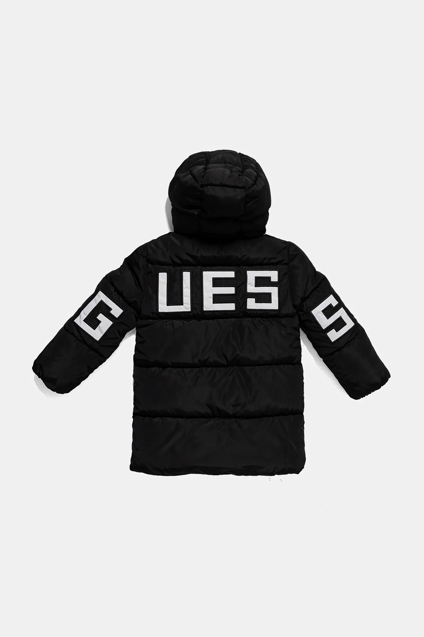 Дитяча куртка Guess колір чорний N4BL02 WB240