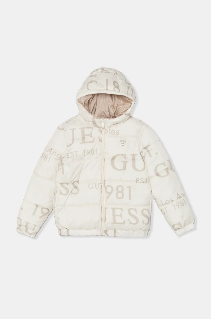 

Детско яке Guess в бежово H4BJ05 WCFM0, Бежов