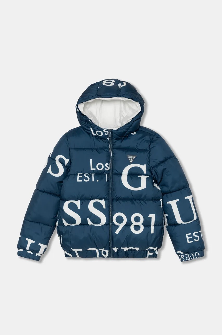 

Детско яке Guess в тъмносиньо H4BJ05 WCFM0, Тъмносин