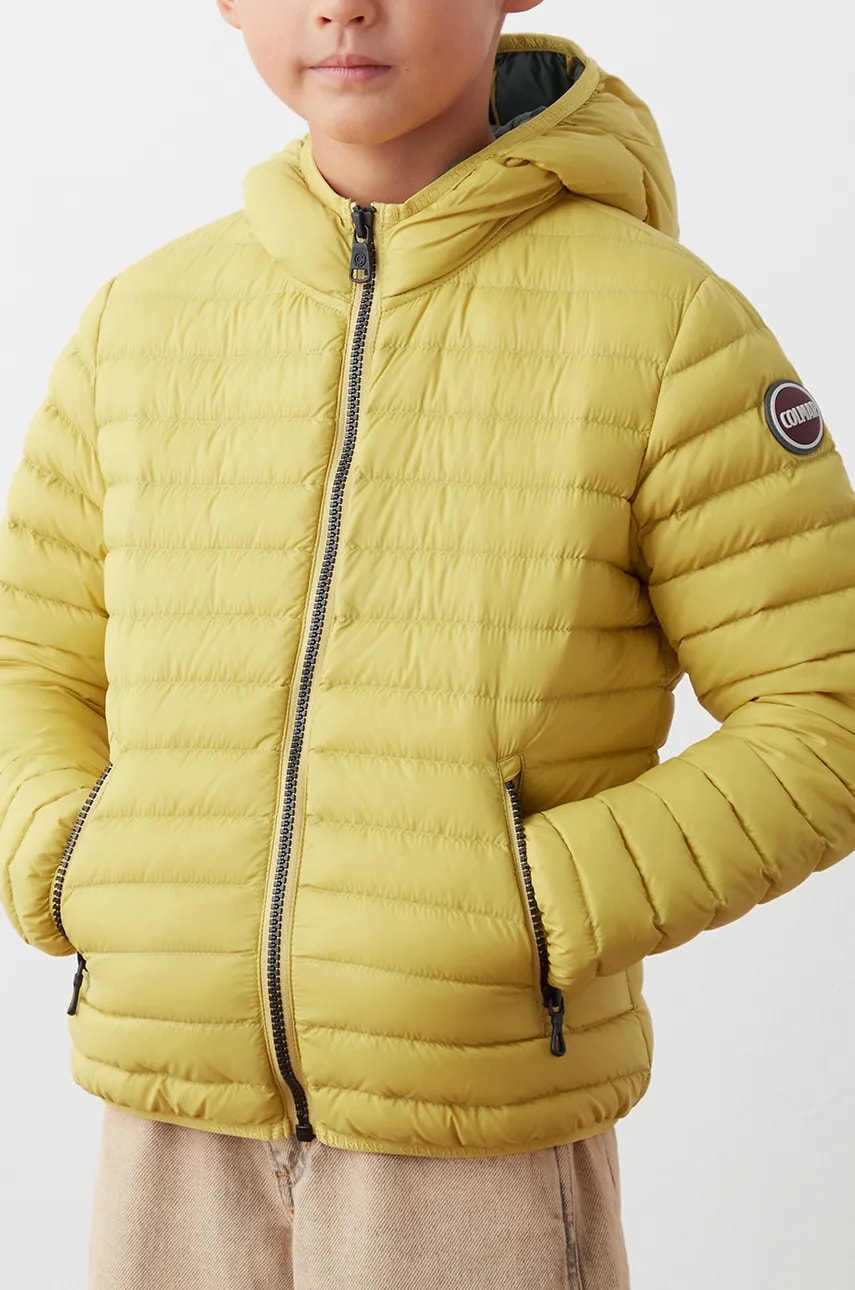 Colmar geaca de puf pentru copii REPUNK culoarea galben, 3487A.8V Colmar geaca de puf pentru copii REPUNK culoarea galben, 3487A.8V