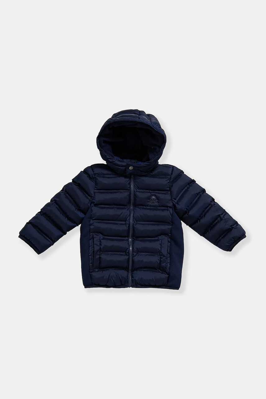 United Colors of Benetton geaca copii culoarea albastru marin, 2KL9GN01S