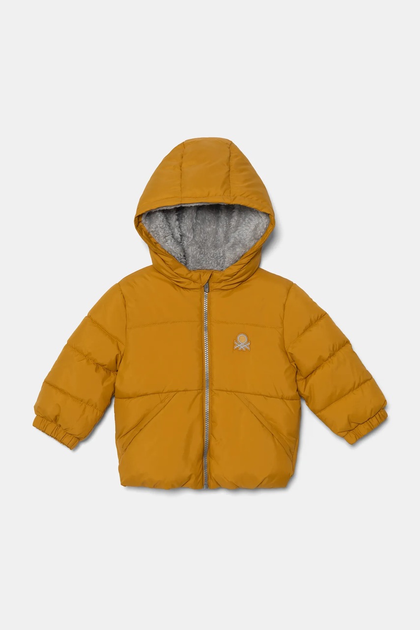 

Детско яке United Colors of Benetton в жълто 2WU0GN035, Жълт