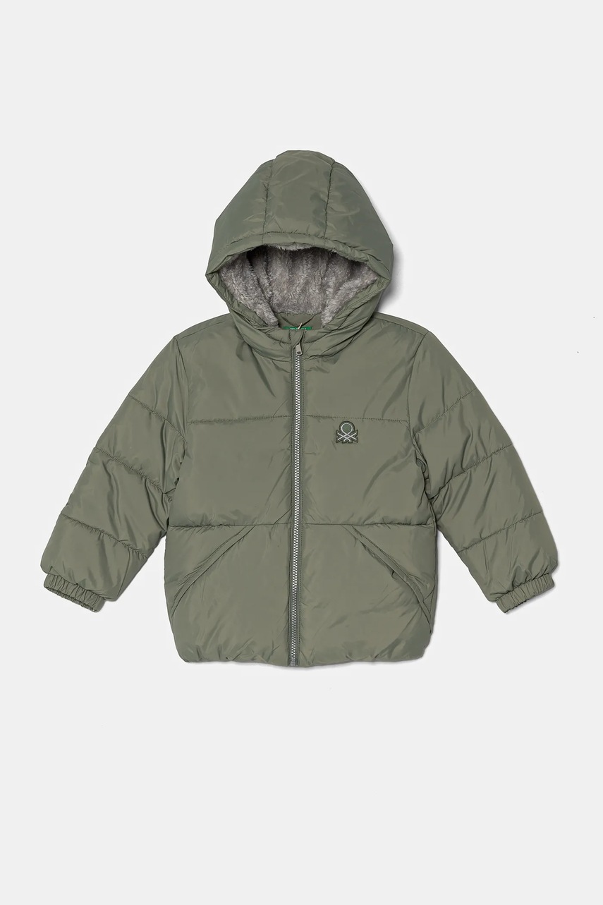 

Детско яке United Colors of Benetton в зелено 2WU0GN035, Зелен
