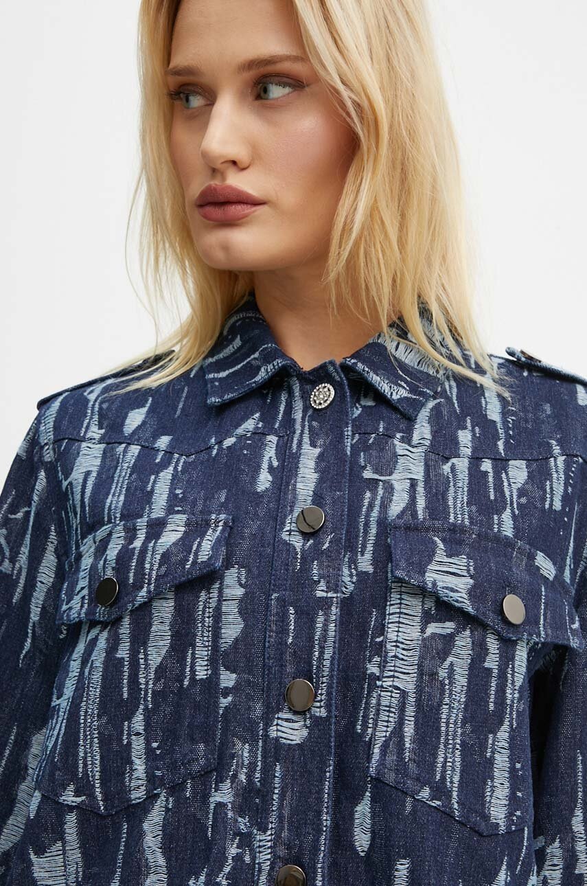 Μπουφάν Bruuns Bazaar IxoraBBGingea jacket χρώμα: ναυτικό μπλε, BBW4119 φωτογραφία