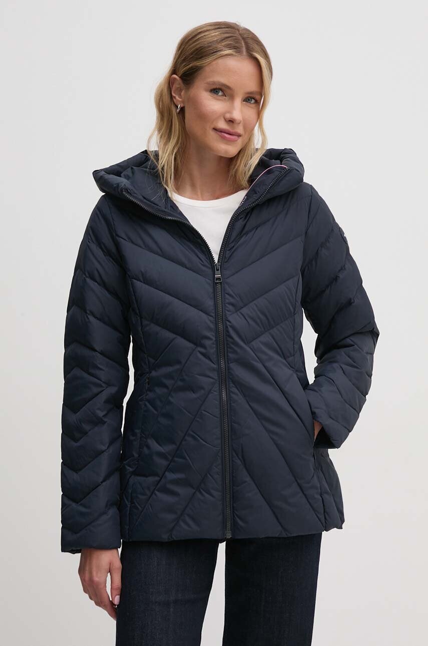 

Пухено яке Tommy Hilfiger в тъмносиньо преходен модел WW0WW42623, Тъмносин