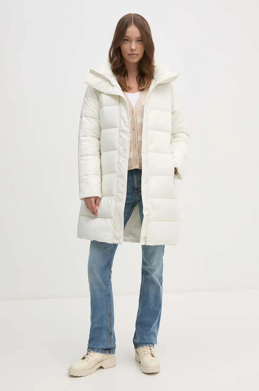 Куртка Calvin Klein Jeans женская цвет белый зимняя J20J223578 Куртка Calvin Klein Jeans женская цвет белый зимняя J20J223578