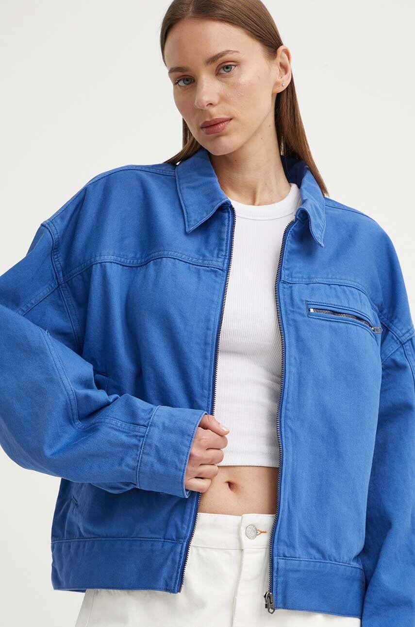 Джинсова куртка G-Star Raw жіноча перехідна oversize D24569-D300 