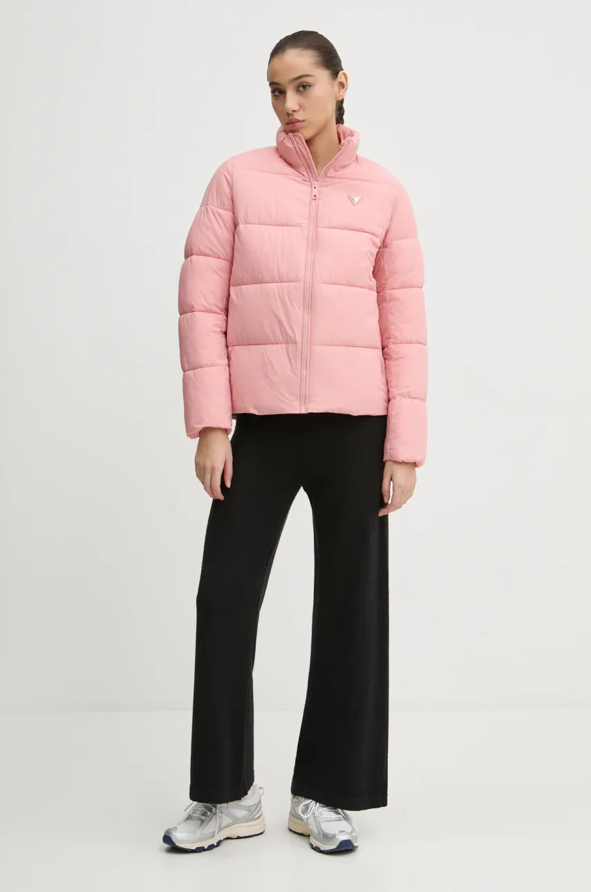 Куртка Guess NEW CLAUDIA женская цвет розовый зимняя V4YL03 WFUD0 Куртка Guess NEW CLAUDIA женская цвет розовый зимняя V4YL03 WFUD0