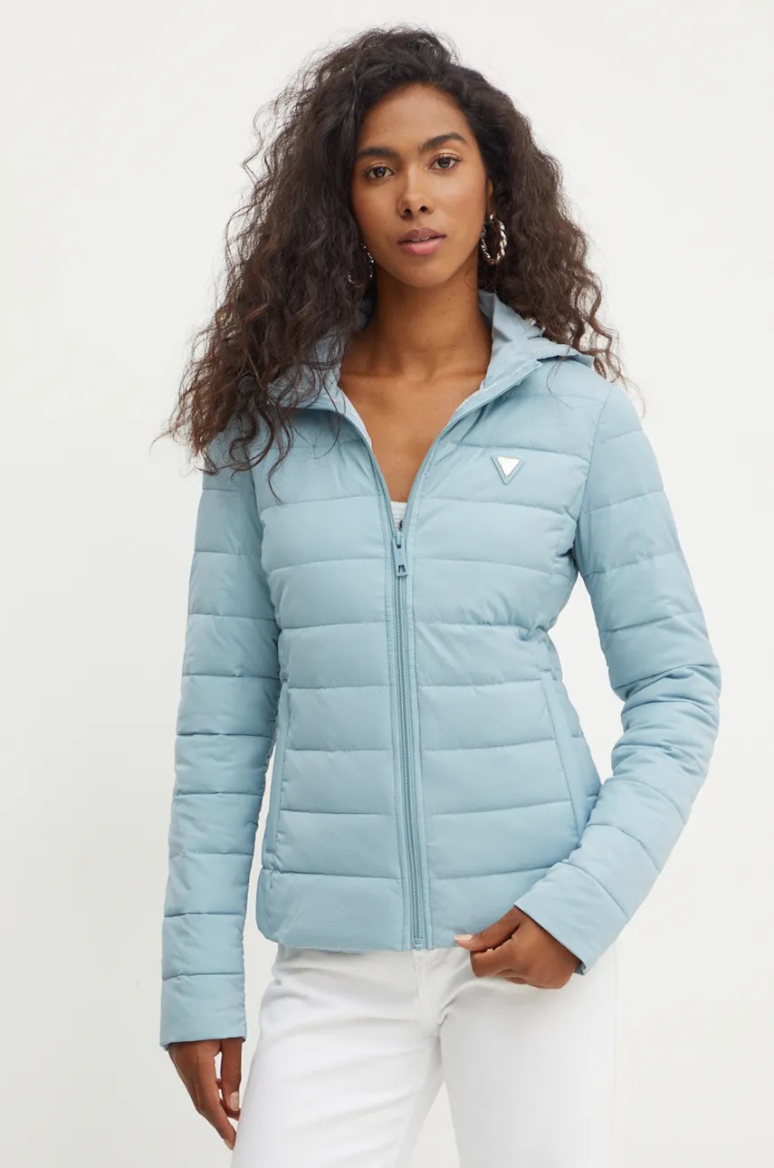 

Яке Guess SOLID в бежово преходен модел V4YL04 WF3X0, Син