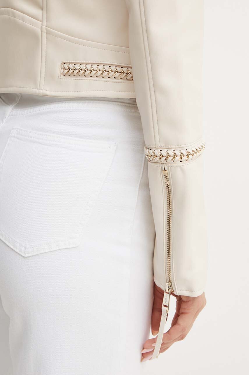 Куртка Guess ALICE жіноча колір бежевий перехідна W4YL21 WE480 