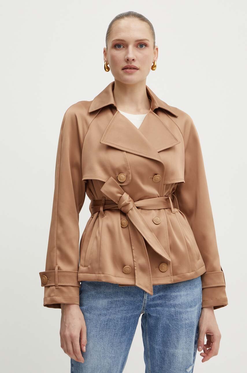 

Яке Guess ANDREA в кафяво преходен модел W4YL17 WFJ02, Кафяв