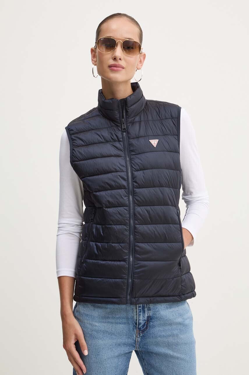 

Елек Guess Jeans дамски в тъмносиньо преходен модел W4YN11 WG922, Тъмносин
