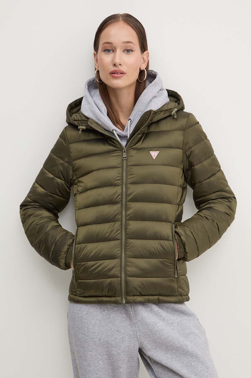 

Яке Guess Jeans в зелено преходен модел W4YL00 WG922, Зелен