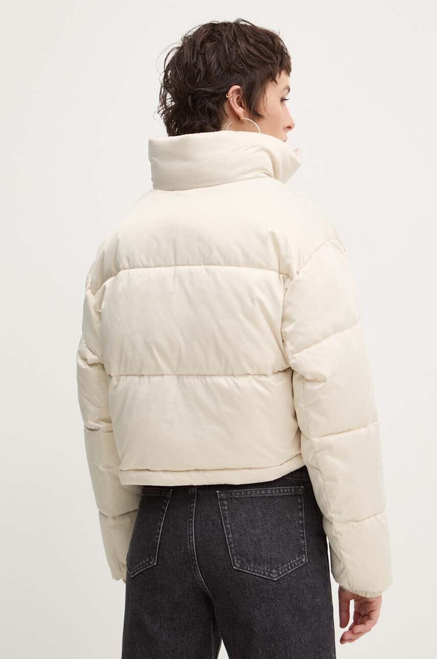Tommy Jeans rövid kabát női, bézs, téli, DW0DW18292 termék 2. képe