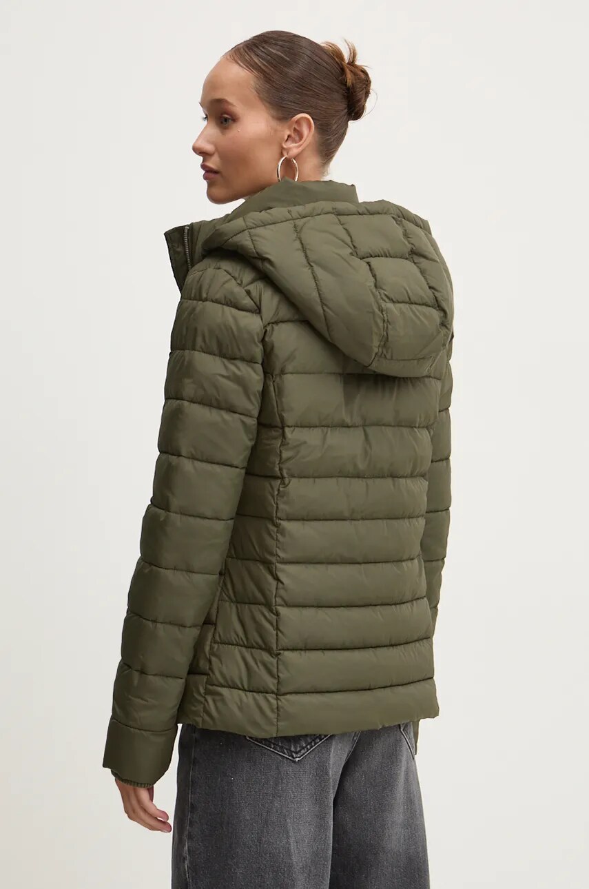 Tommy Jeans rövid kabát női, zöld, téli, DW0DW18311 termék 2. képe