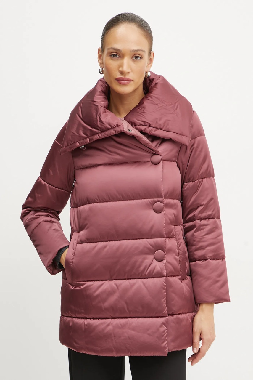 Levně Bunda Liu Jo dámská, červená barva, zimní, WF4165 T3176