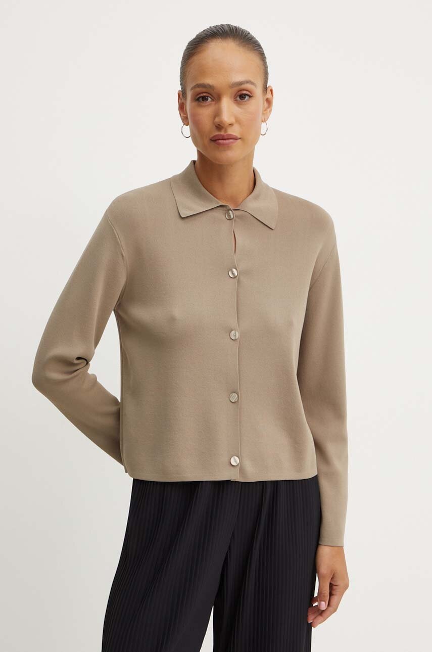 

Жилетка Max Mara Leisure в бежово от лека материя 2426316017600, Бежов