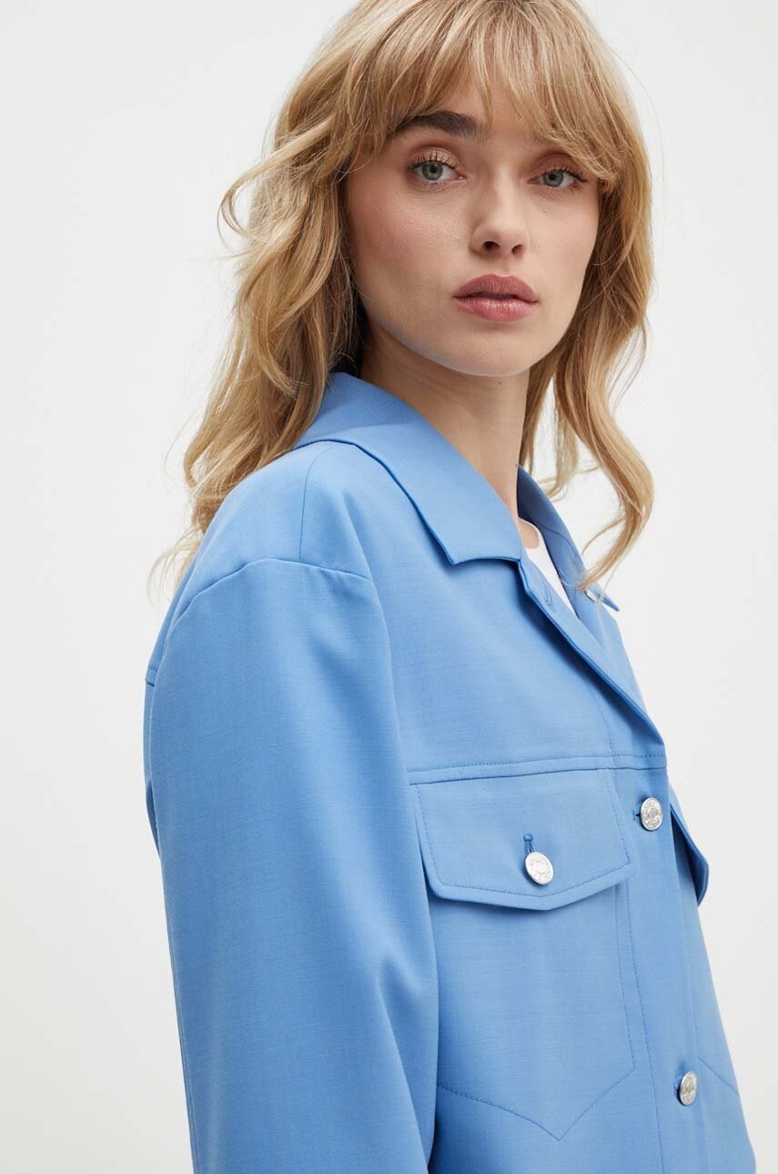 Куртка з домішкою вовни Moschino Jeans перехідна 0506.8226 