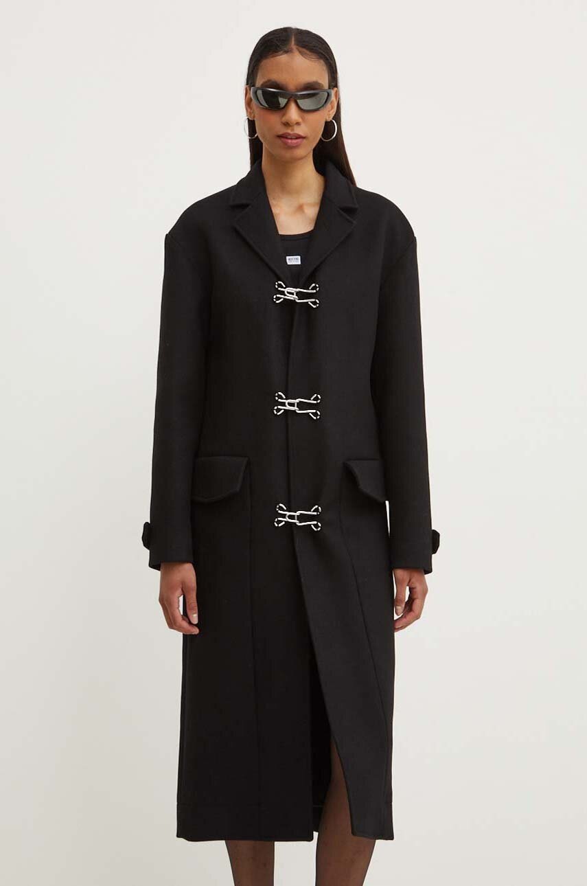 Μάλλινο παλτό Moschino Jeans φωτογραφία