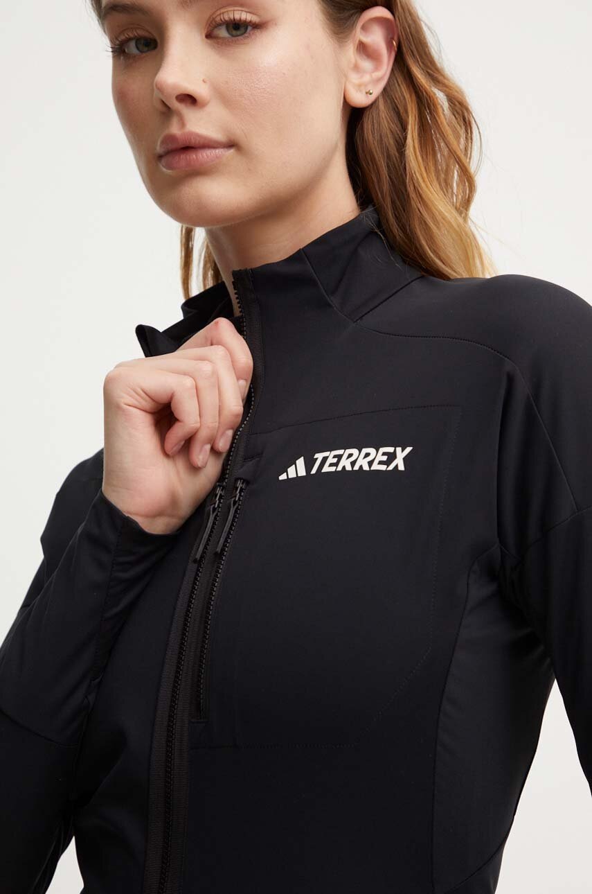 Μπουφάν adidas TERREX Xperior Cross Country χρώμα: μαύρο, HZ4411 φωτογραφία