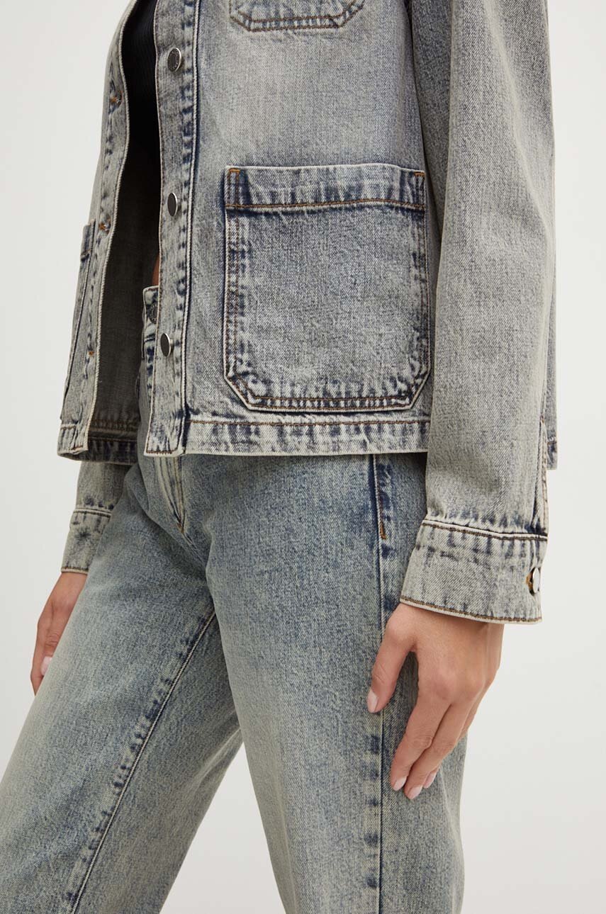 Τζιν μπουφάν MAX&Co. χρώμα: γκρι, 2426046021200 φωτογραφία